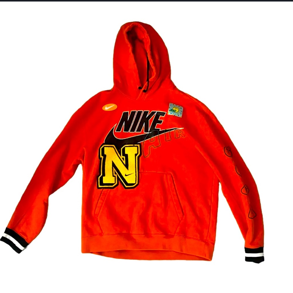 Nike Orange Graphic Hoodie